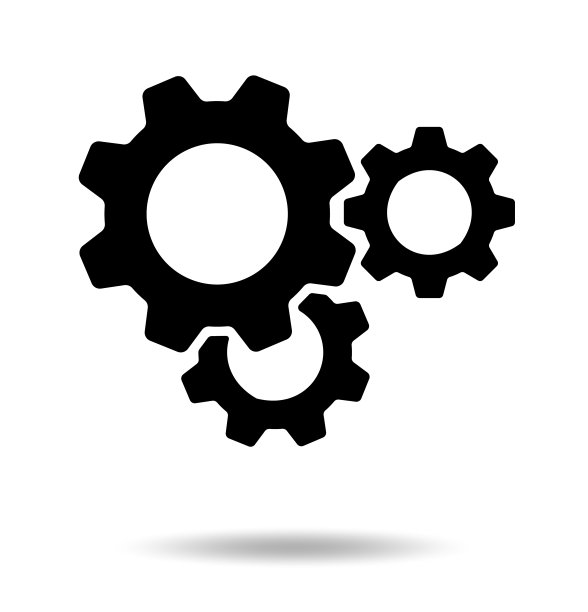 齿轮图标设置，插图材料图片下载