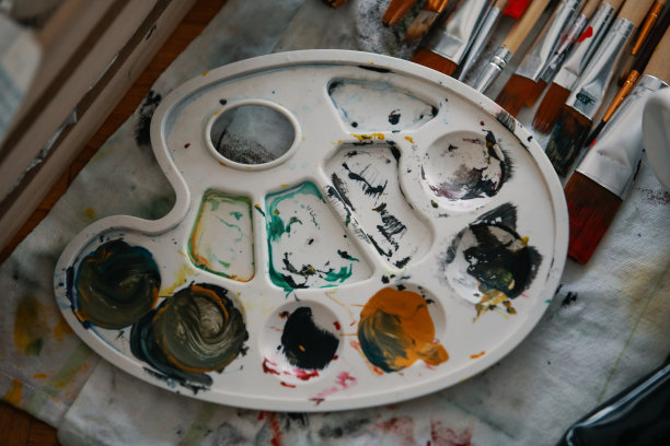 画笔和颜料图片下载