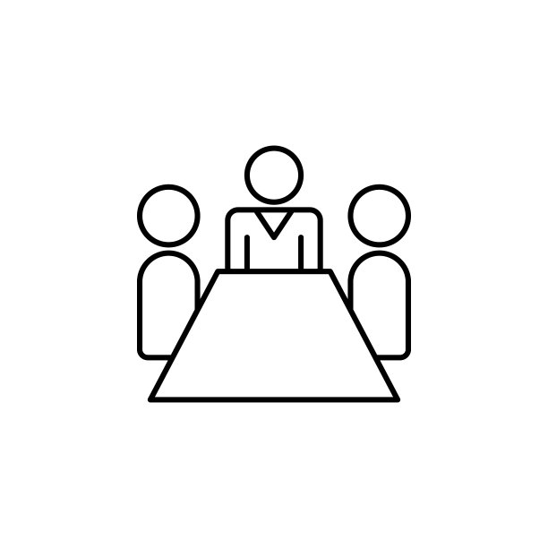 商务会议，会议图标商务管理向量图标。图片下载