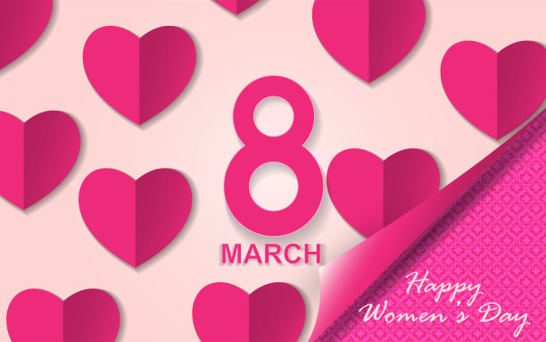 创意设计国际妇女节背景图片下载