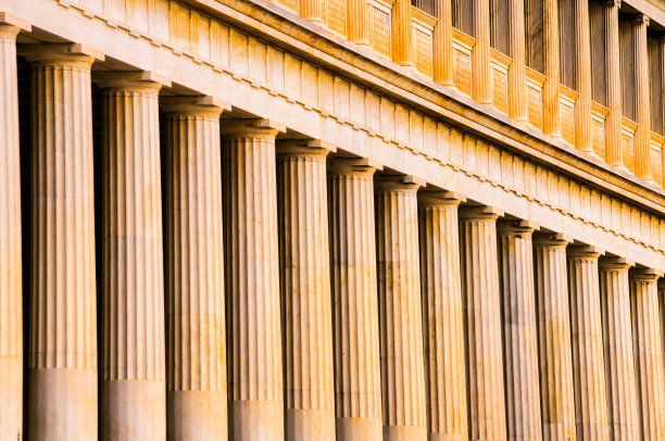 庄严的多利安式列图片下载