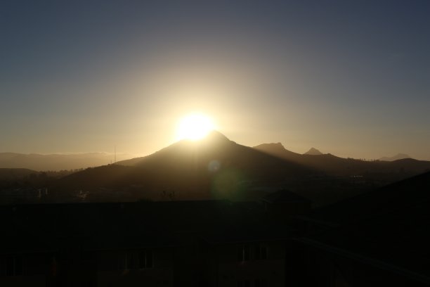 主教峰值日落图片下载