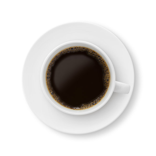 黑咖啡杯碟图片下载