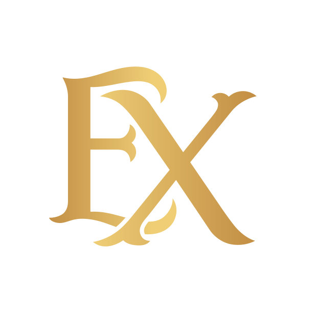 金色的字母组合。图片下载