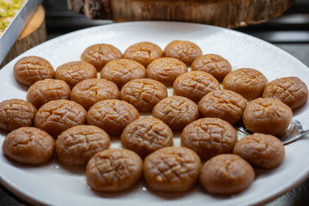 绿松石巴克拉瓦甜点各种图片下载