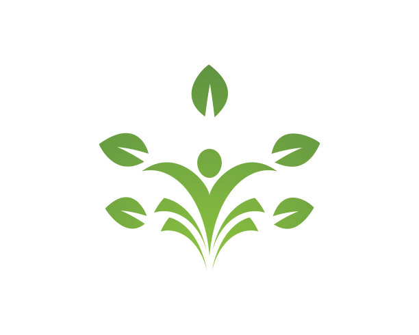 叶子符号矢量图标图片下载