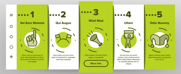 足球球迷设备上的图标设置矢量图片下载