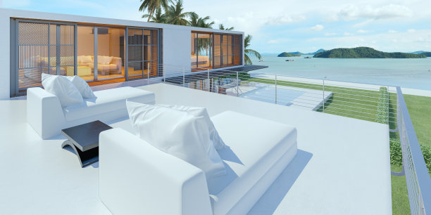 现代海滨别墅图片下载