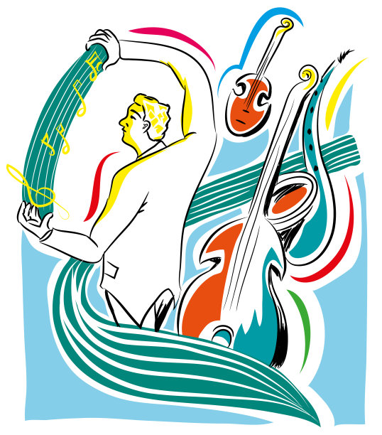 音乐总监和乐器图片下载