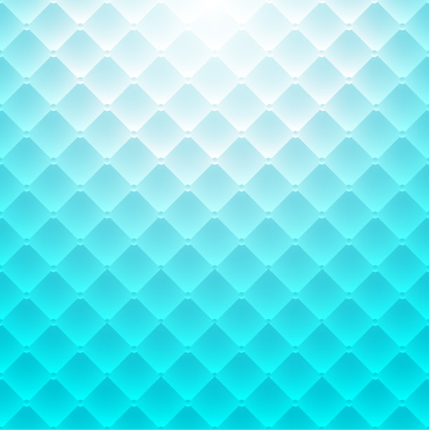 抽象背景蓝色方形图案。豪华沙发纹理。图片下载