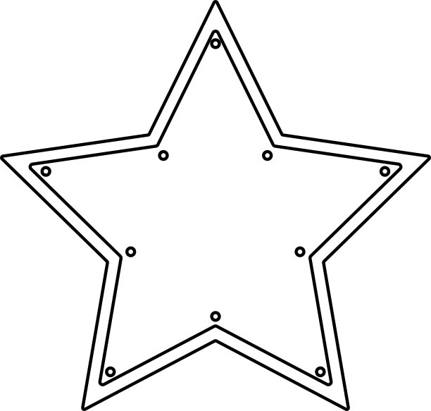 星形的火焰图片下载