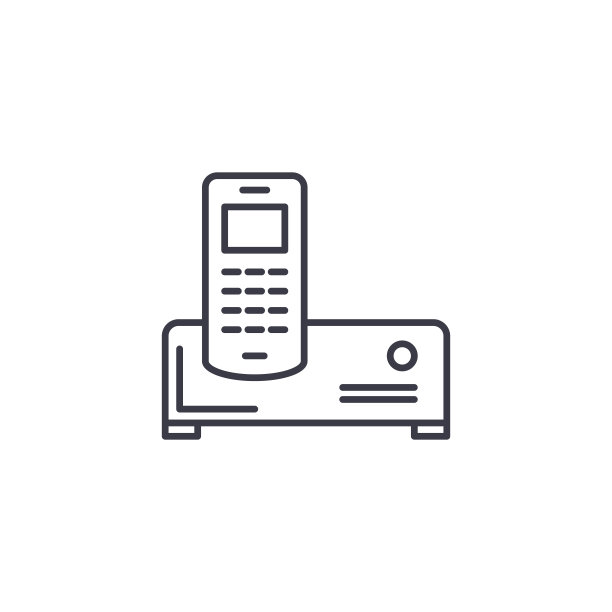 空调线性图标概念。空调线矢量符号、符号、插图。图片下载