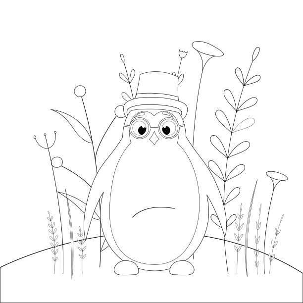 涂色书或书页的学校和学龄前儿童。开发儿童着色。矢量卡通插图图片下载