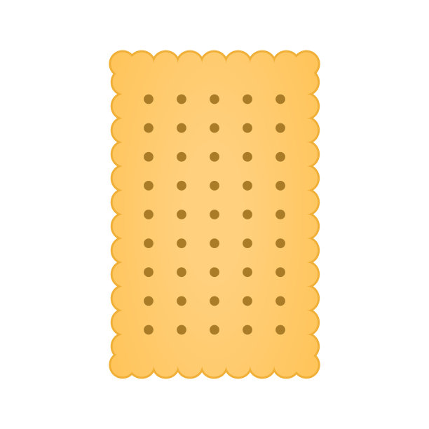 饼干矢量孤立在白色背景图片下载