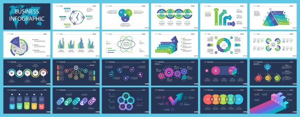 管理理念的创意商业演示幻灯片图片下载