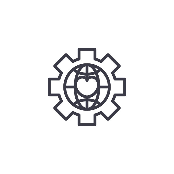 全球NPO线性图标概念。全球NPO线矢量符号、符号、插图。图片下载