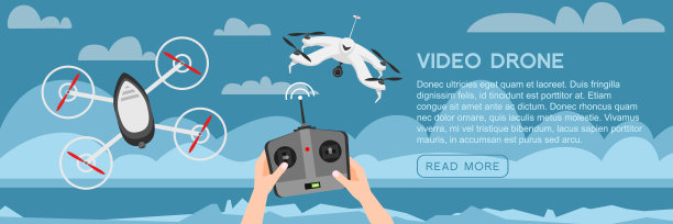 现代无人机卡和遥控。视频和照片。科学和技术。空中装有摄像头的无线电机器人。创新系统。背景或海报图片下载