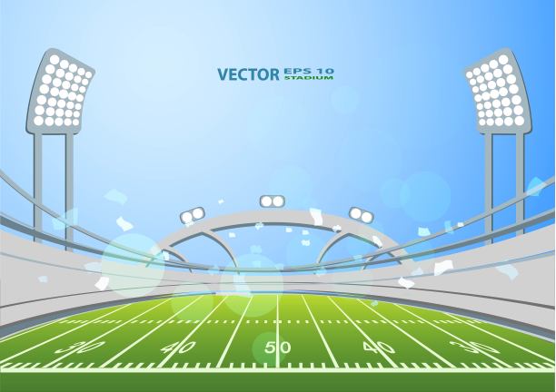 美式足球体育场图片下载
