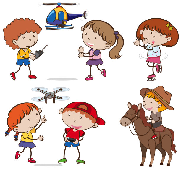 一组做活动的孩子图片下载