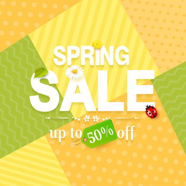 春季销售传单图片下载