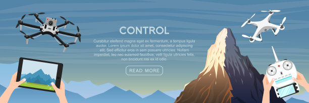 现代无人机卡和遥控。视频和照片。科学和技术。空中装有摄像头的无线电机器人。创新系统。背景或海报图片下载