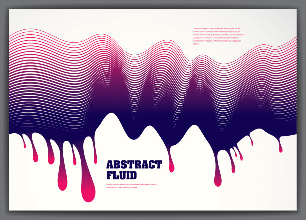 列向量波背景流体流动。3d动态条纹运动艺术。线条纹理，动态表面，曲线线条，流动形状。图片下载