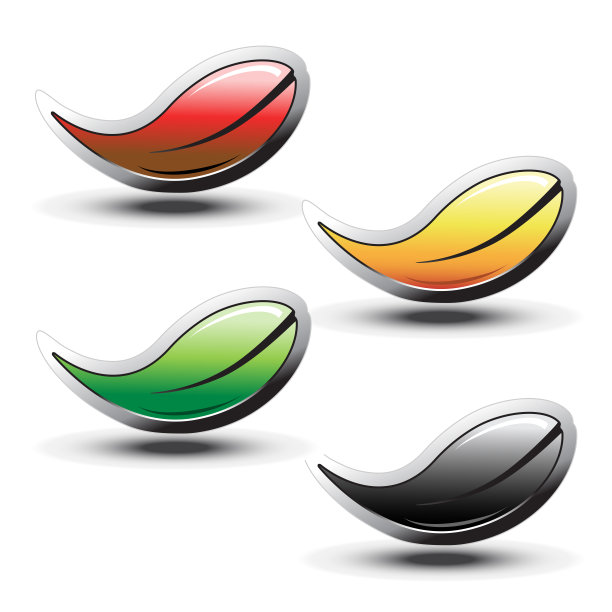 叶向量的自然符号图片下载