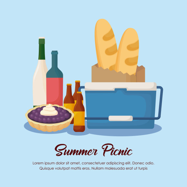 野餐夏季设计图片下载