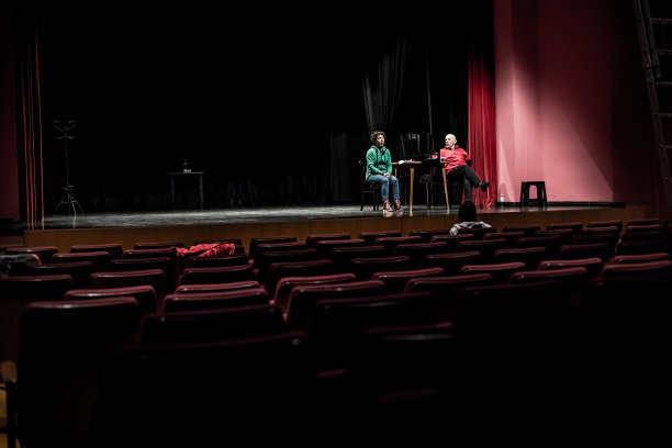 演员在排练时的练习图片下载