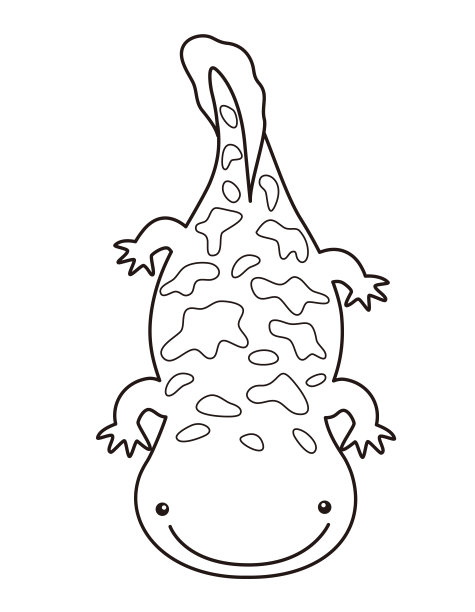 着色书Osalamano字符插图图片下载