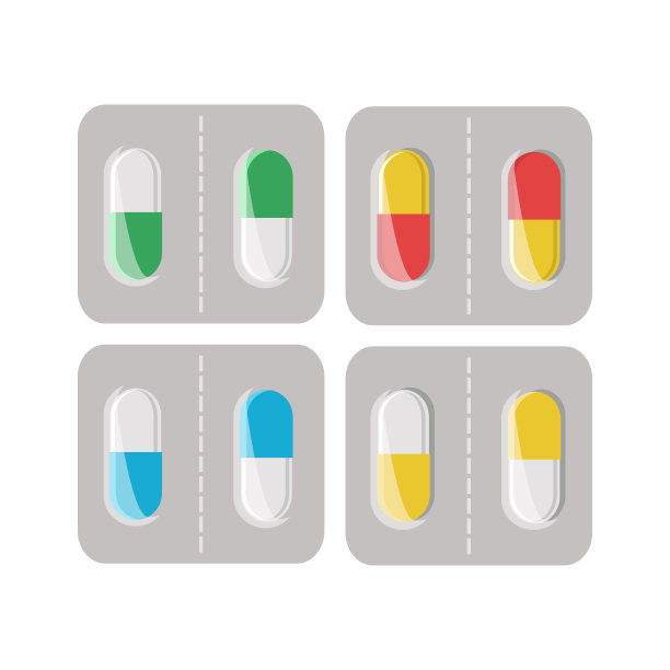 药物图标药片，药丸，维生素图片下载