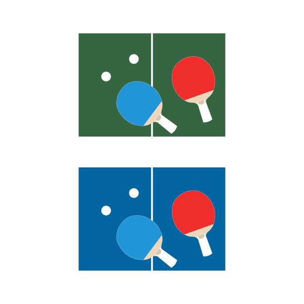 网球拍放在桌子上图片下载