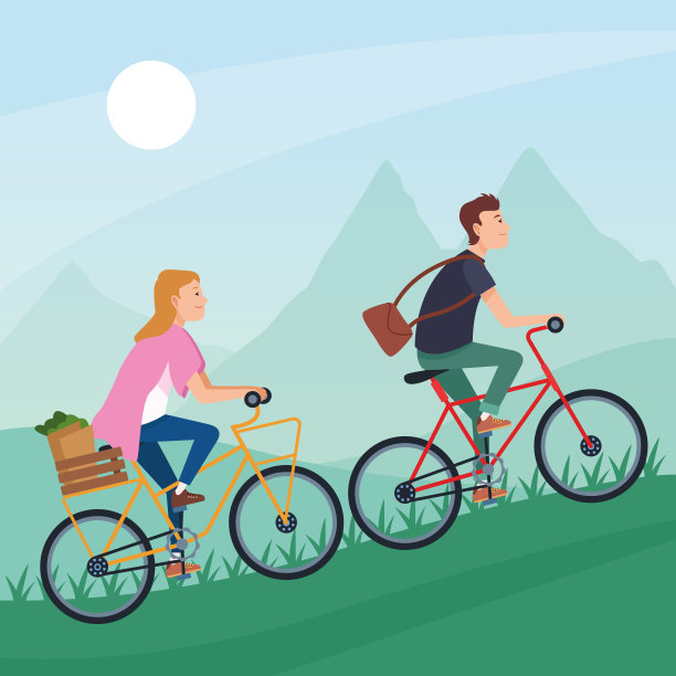 户外体育运动卡通图片下载