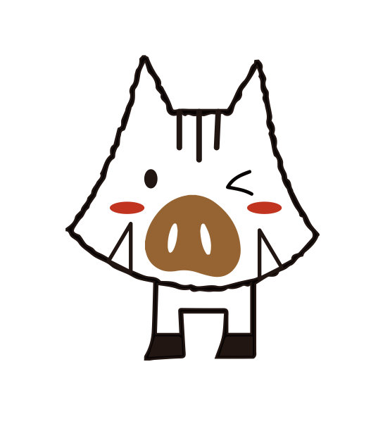 野猪角色插画图片下载