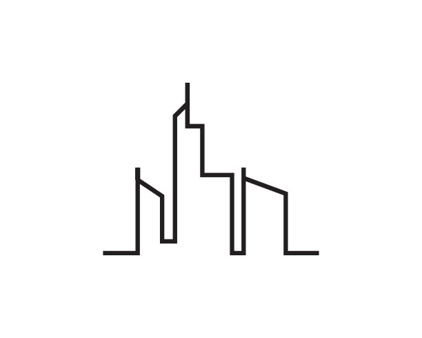 现代城市的天际线图片下载