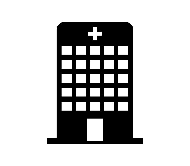 医院建筑图标图片下载