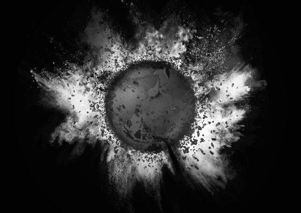 抽象的爆炸范围图片下载