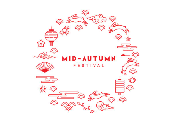 中秋节。中国传统节日。亚洲文化中秋节图片下载