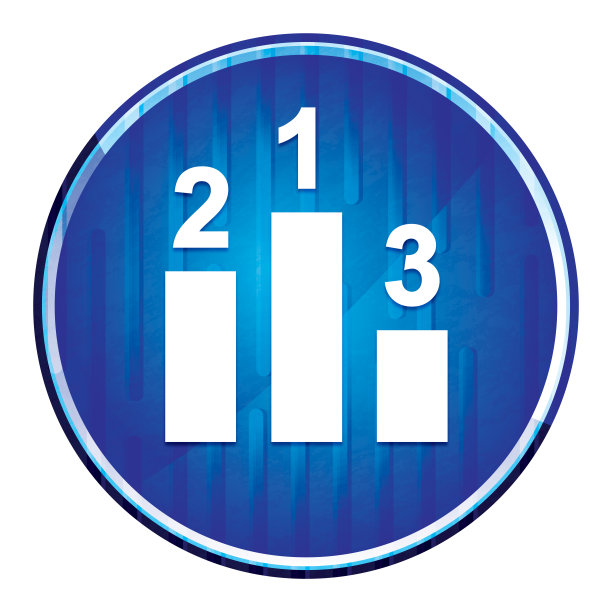 讲台图标现代霓虹蓝色圆形按钮图片下载