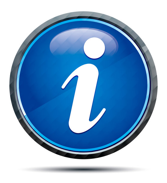 信息图标独家蓝色圆形按钮图片下载