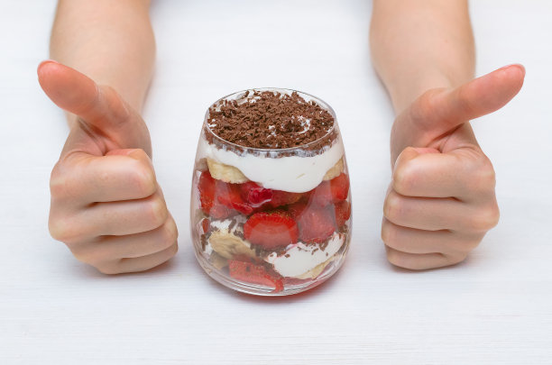 草莓甜点。图片下载