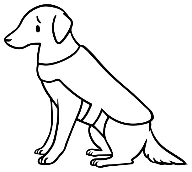 矢量图的助手狗图片下载