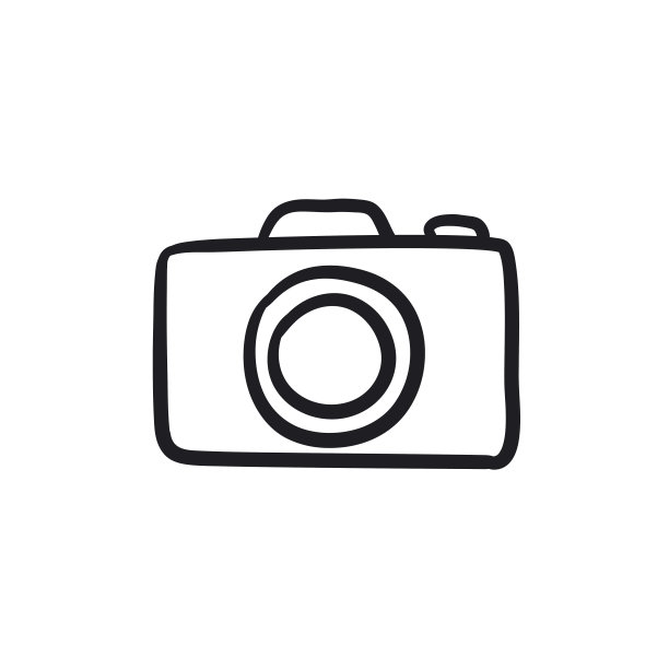 相机素描图标图片下载