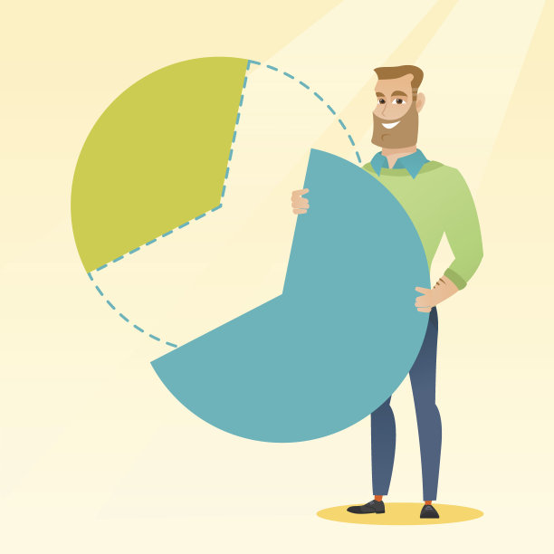 商人拿着他那份利润图片下载