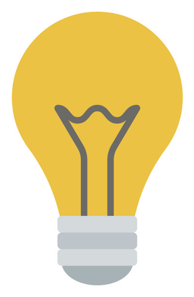 黄色的灯泡素材图片