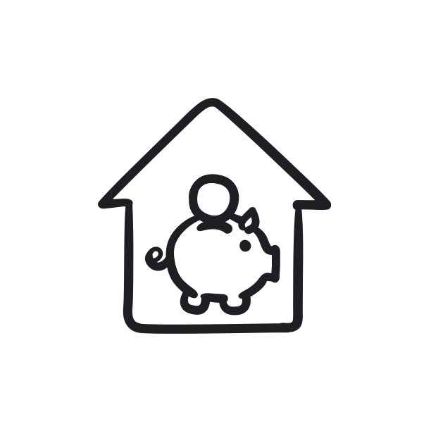 房屋储蓄草图图标图片下载