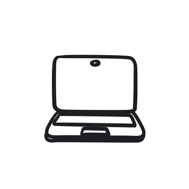 笔记本电脑草图图标图片下载