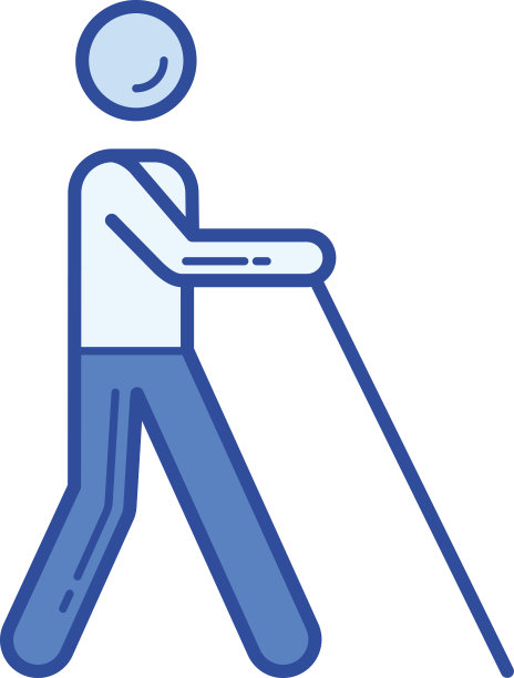 手杖线图标图片下载