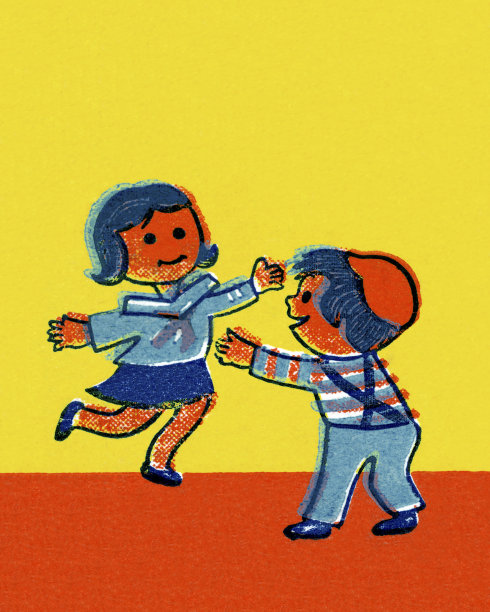 两个孩子玩图片下载