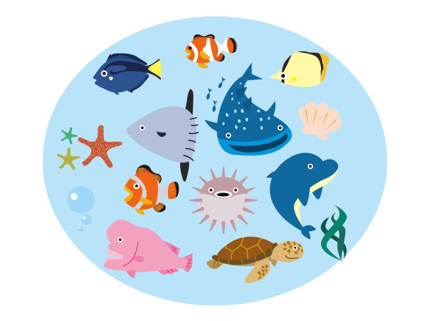 海鱼图解图片下载